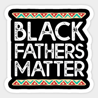 Black Father's Day African Pride Sticker